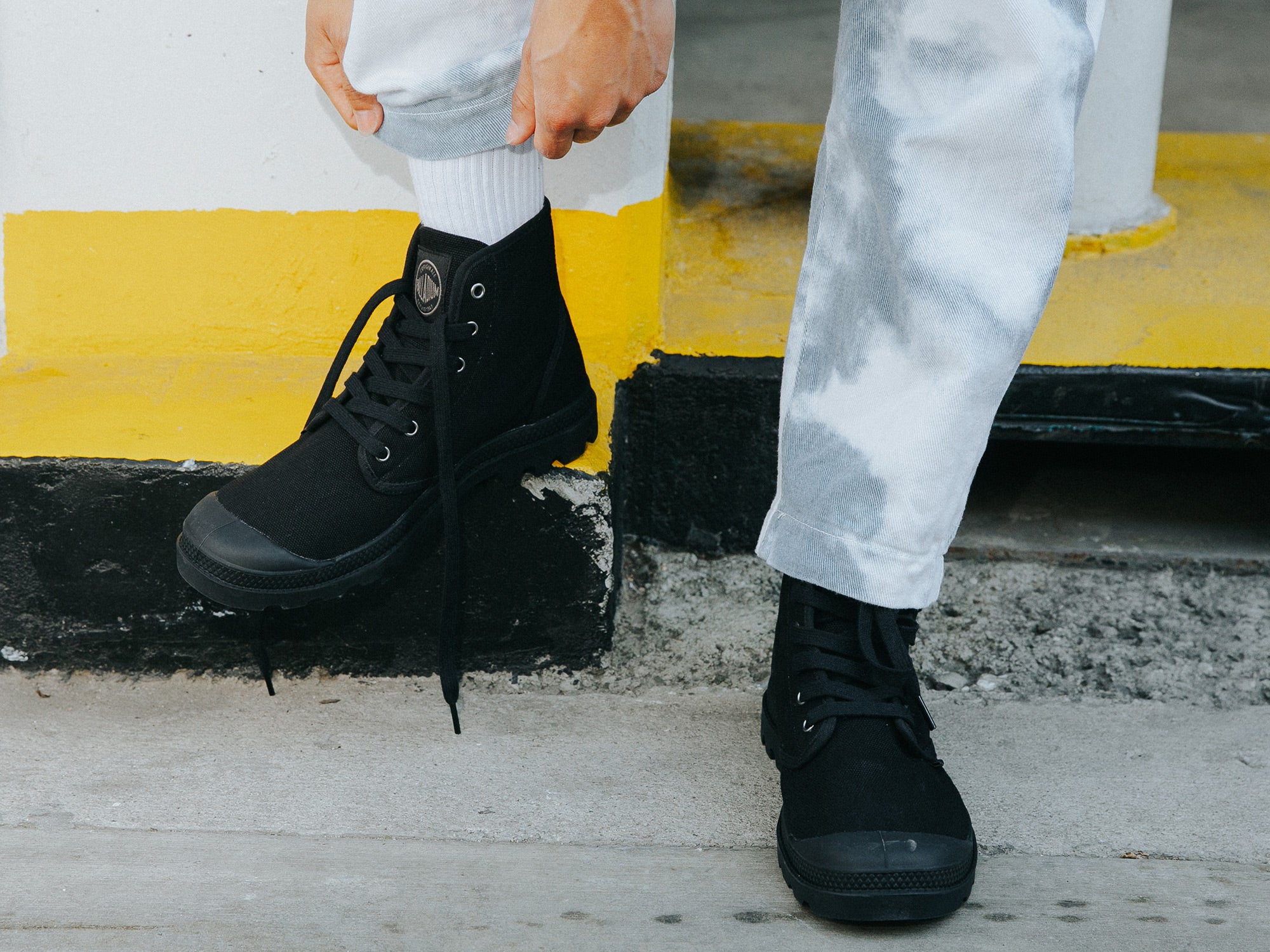 Palladium high boots on sale