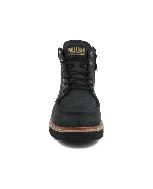 04985-001-M | TROOPERLITE GRIT ZIP | BLACK - PALLADIUM EU - 3
