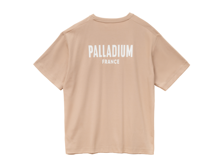 1710934-277 | UNISEX PALLADIUM FRANCE LOGO COTTON T-SHIRT | CUBAN SAND