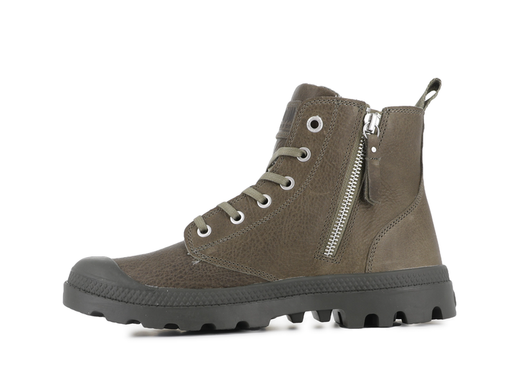 76888-308-M | PAMPA HI ZIP LTH ESS | DUSKY GREEN