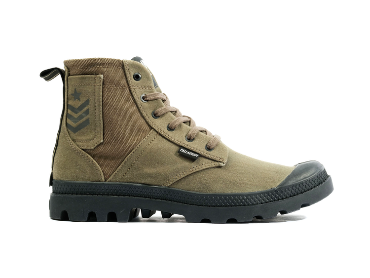 Palladium army boots on sale