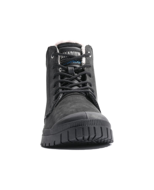 79067-008-M | SP20 CUFF LEATHER WATERPROOF WL | BLACK - PALLADIUM EU - 3