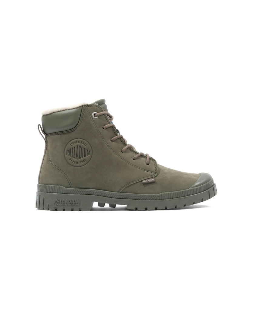 79067-325-M | SP20 CUFF LEATHER WATERPROOF WL | OLIVE NIGHT
