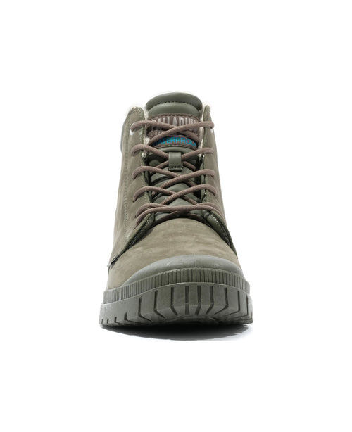 79067-325-M | SP20 CUFF LEATHER WATERPROOF WL | OLIVE NIGHT - PALLADIUM EU - 3