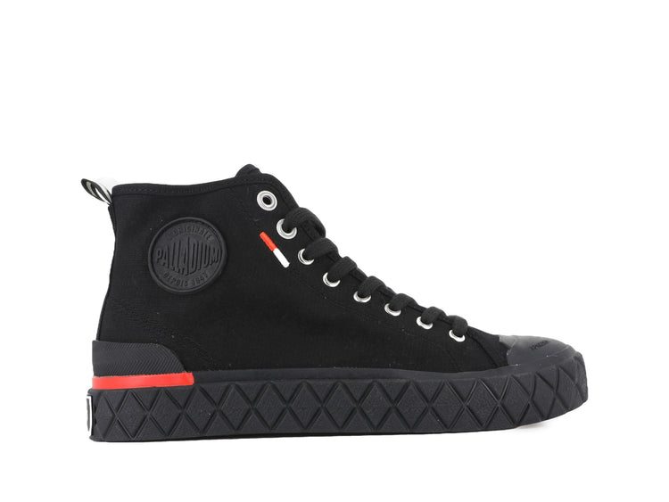 79142-001-M | PALLA ACE CHUKKA ORGANIC | BLACK/BLACK