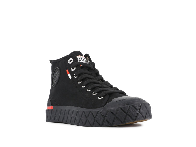 79142-001-M | PALLA ACE CHUKKA ORGANIC | BLACK/BLACK