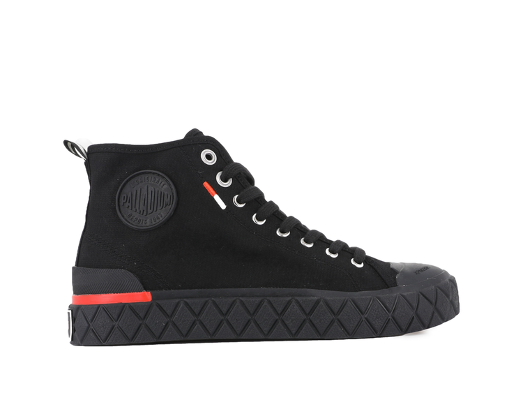79142-001-M | PALLA ACE CHUKKA ORGANIC | BLACK/BLACK