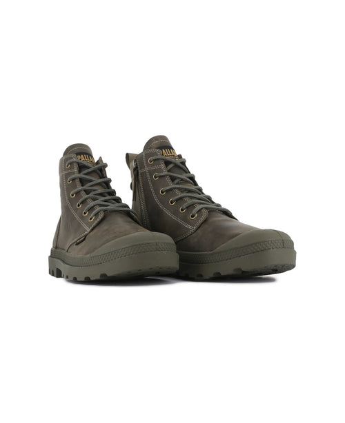 79502-308-M | PAMPA ZIP LTH LEGACY | DUSKY GREEN - PALLADIUM EU - 7