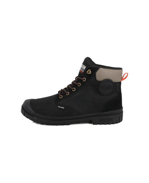 79568-008-M | SP20 CUFF LTH WP+ | BLACK - PALLADIUM EU - 8