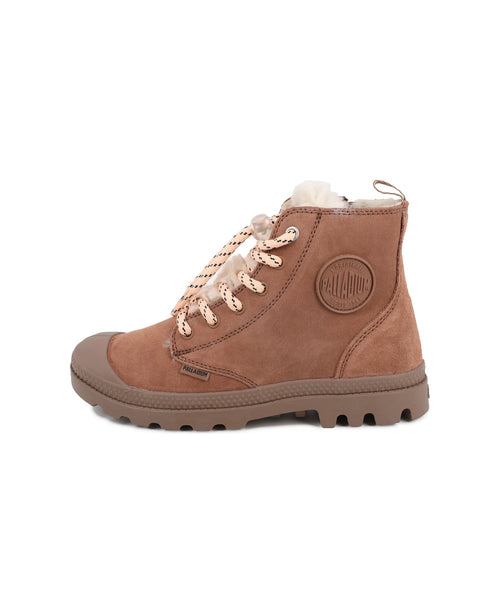 94978-291-M | PAMPA HI ZIP WL HIVR | RAW BROWN - PALLADIUM EU - 8