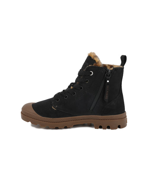94979-008-M | PAMPA HI ZIP WL WILD | BLACK - PALLADIUM EU - 5