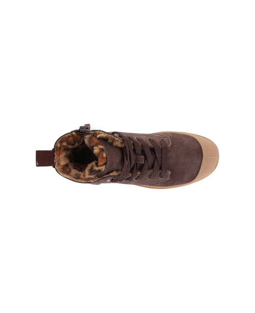 94979-249-M | PAMPA HI ZIP WL WILD | DARK COCOA - PALLADIUM EU - 7