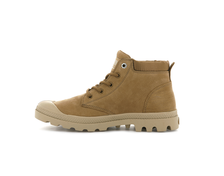95561-252-M | WOMENS PAMPA LO CUFF LEATHER | DEAR BROWN