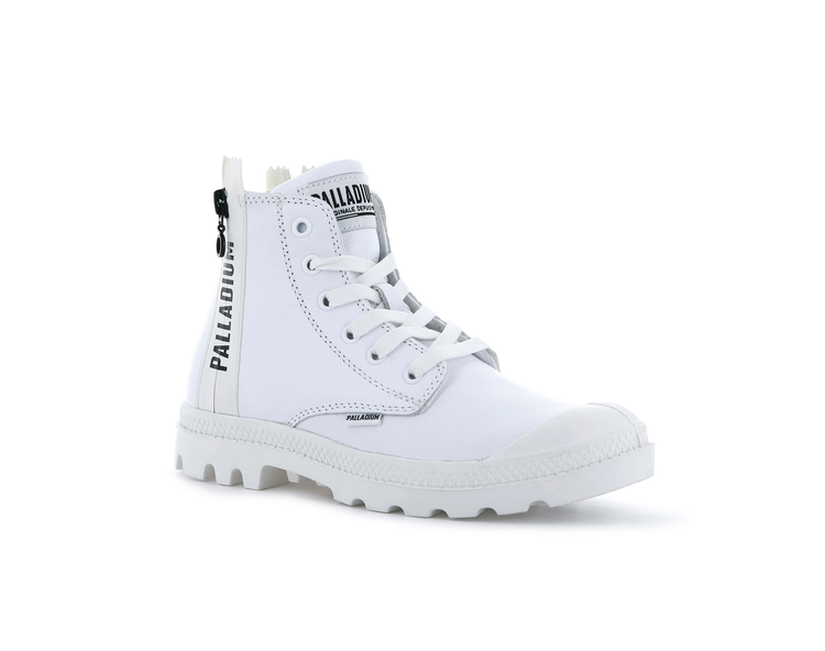 96857-103-M | PAMPA UBN ZIPS LEATHER | WHITE