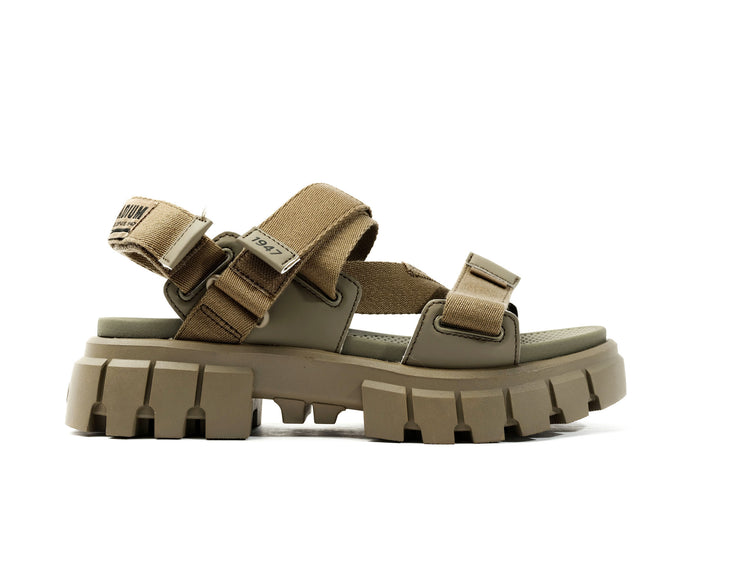 98578-377-M | REVOLT SANDAL MONO | DUSKY GREEN