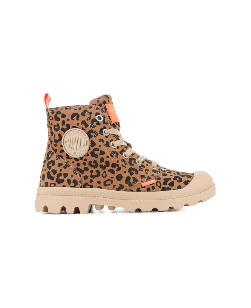 99519-974-M | PAMPA HI ZIP WL LEO | DEAR BROWN / BLACK