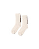 SX7472-156 | STRIPE LOGO SOCKS | VANILLA