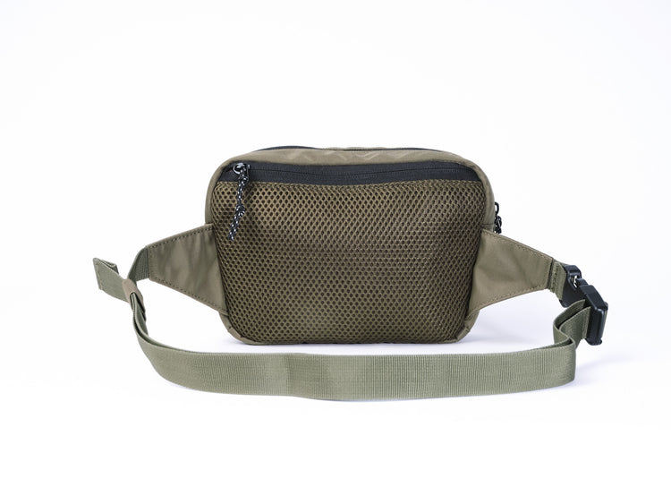BG658-308 | MINI WAIST BAG | DUSKY GREEN