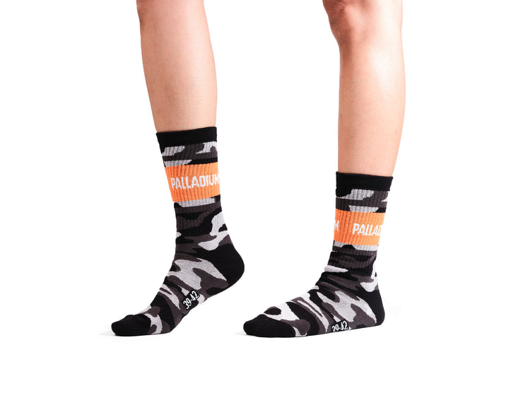 SX7412-040 | CAMO MID SOCKS 02 | GREY
