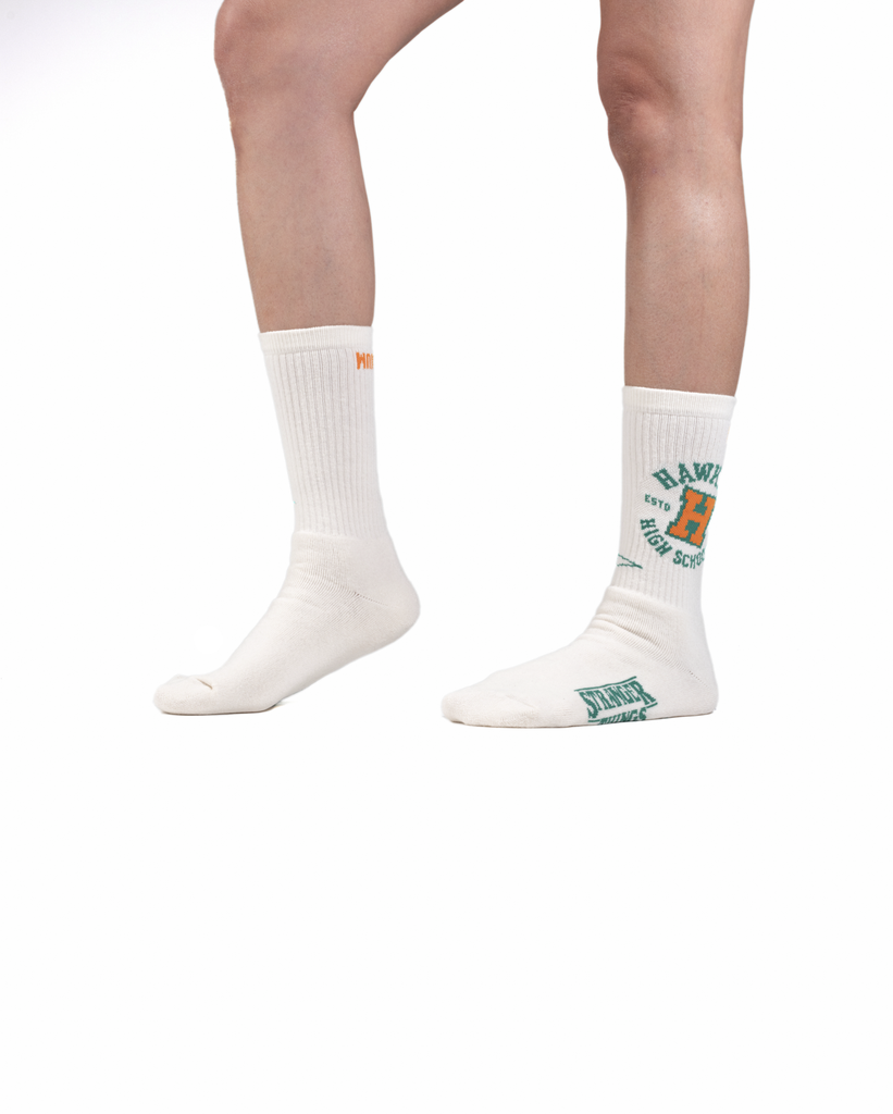 SX7448-264 | STRANGER THINGS HAWKINS SOCKS | BEIGE