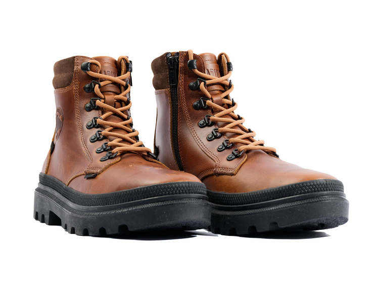 08895-214-M | PALLATROOPER HIKER LEATHER | BEESWAX BROWN