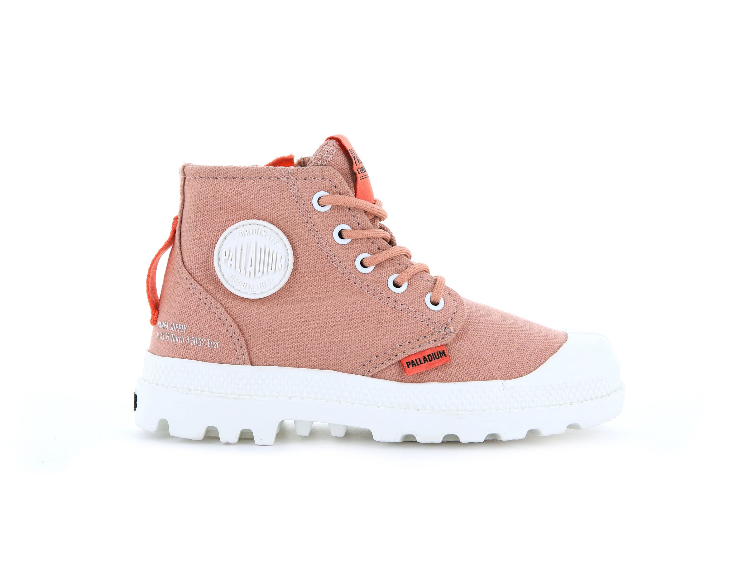 Orange on sale palladium boots