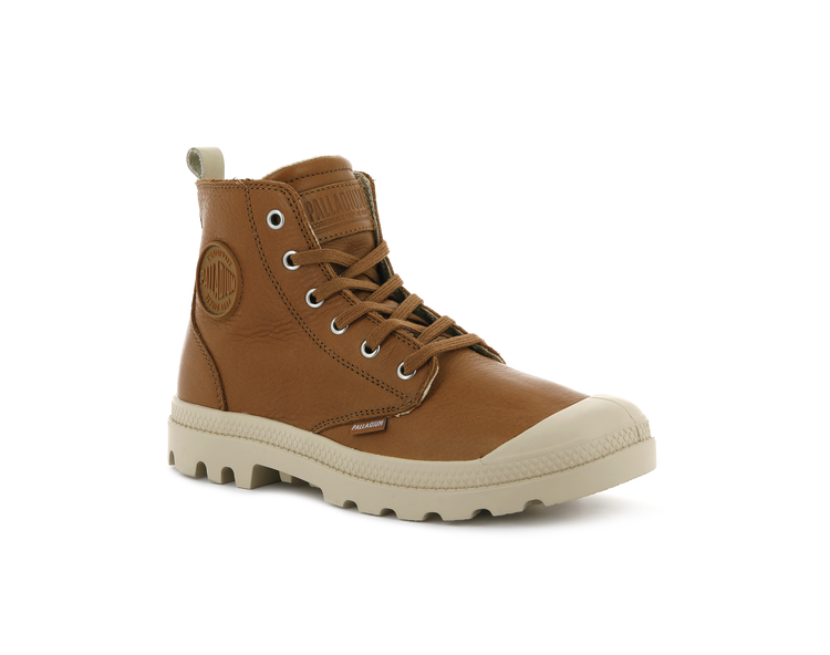 PAMPA HI ZIP LEATHER PALLADIUM UK