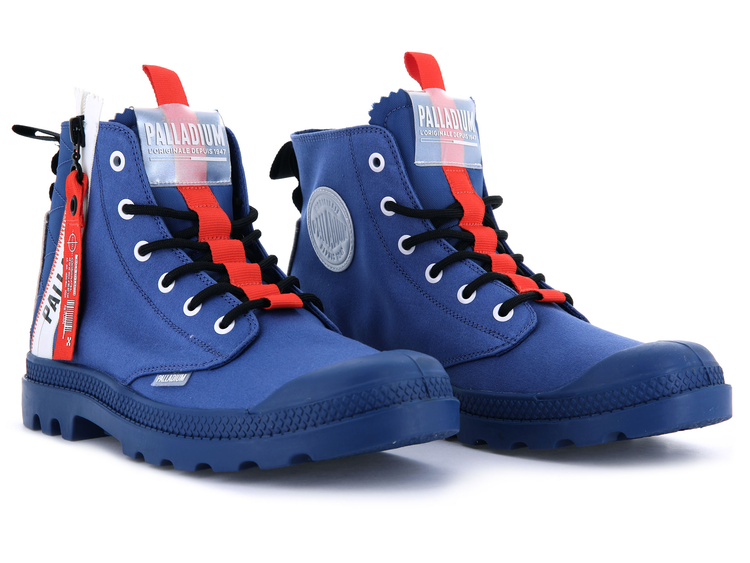 Palladium boots 2025 navy blue